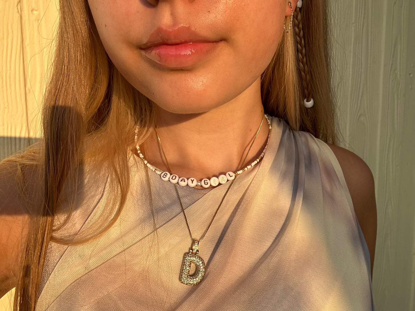 bday girl necklace ✨