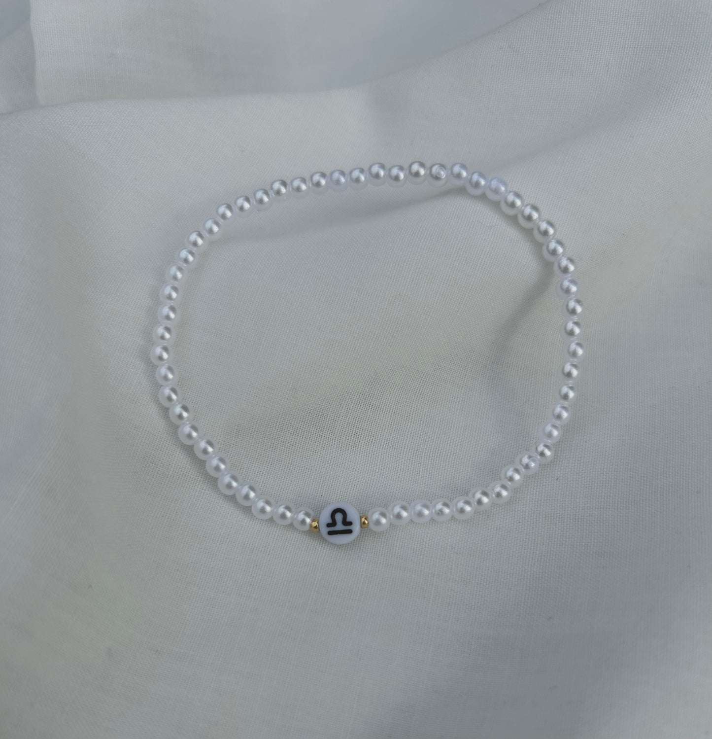 Personalised star sign anklet
