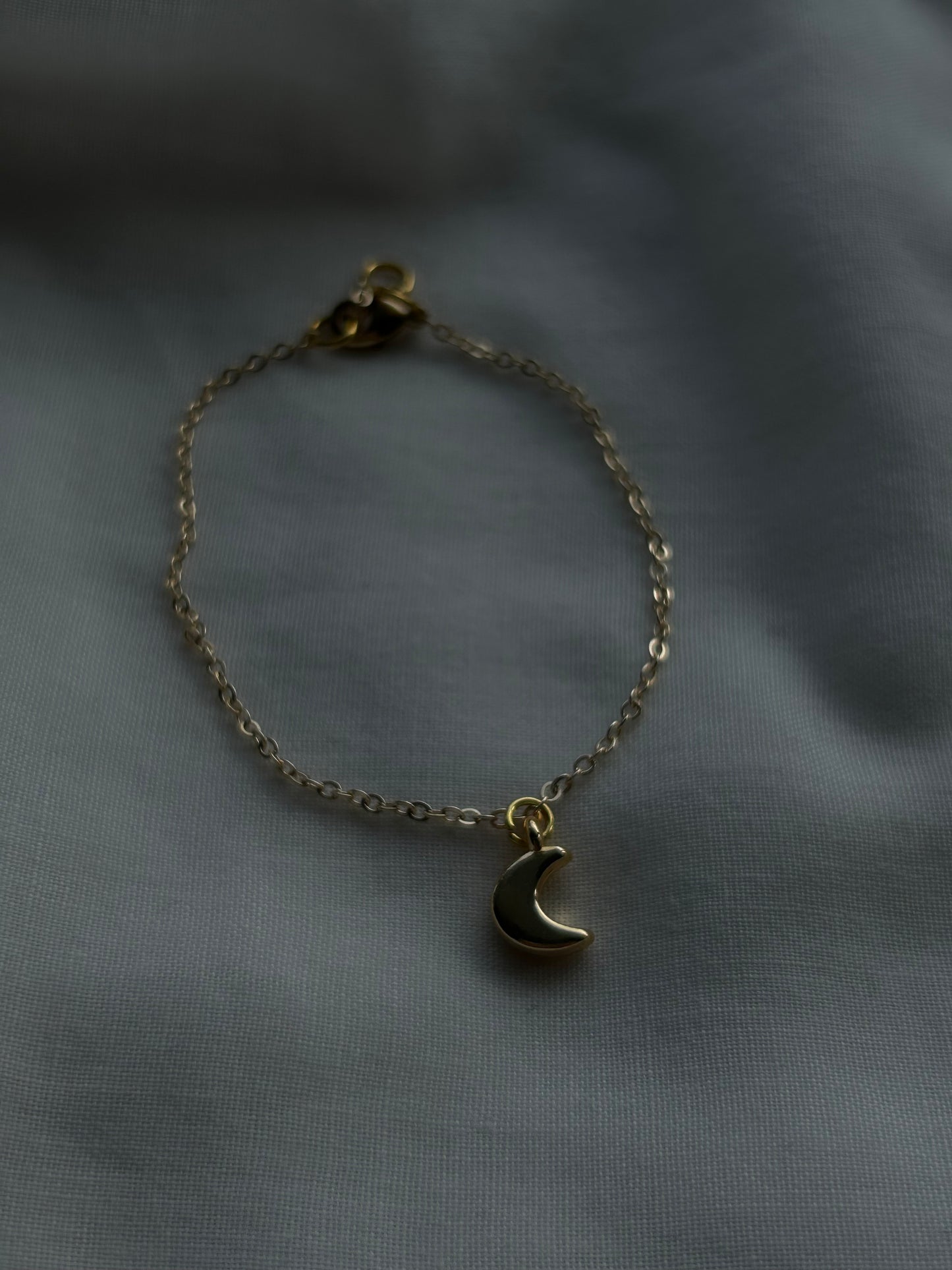 gold moon bracelet 🌙