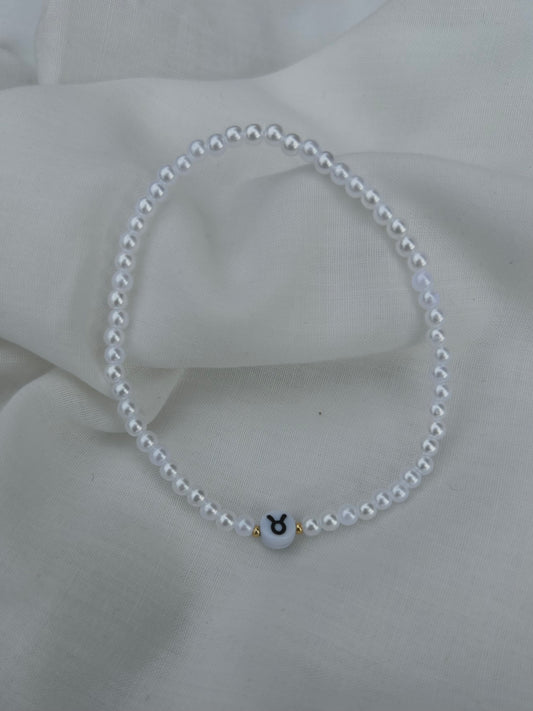 Personalised star sign anklet