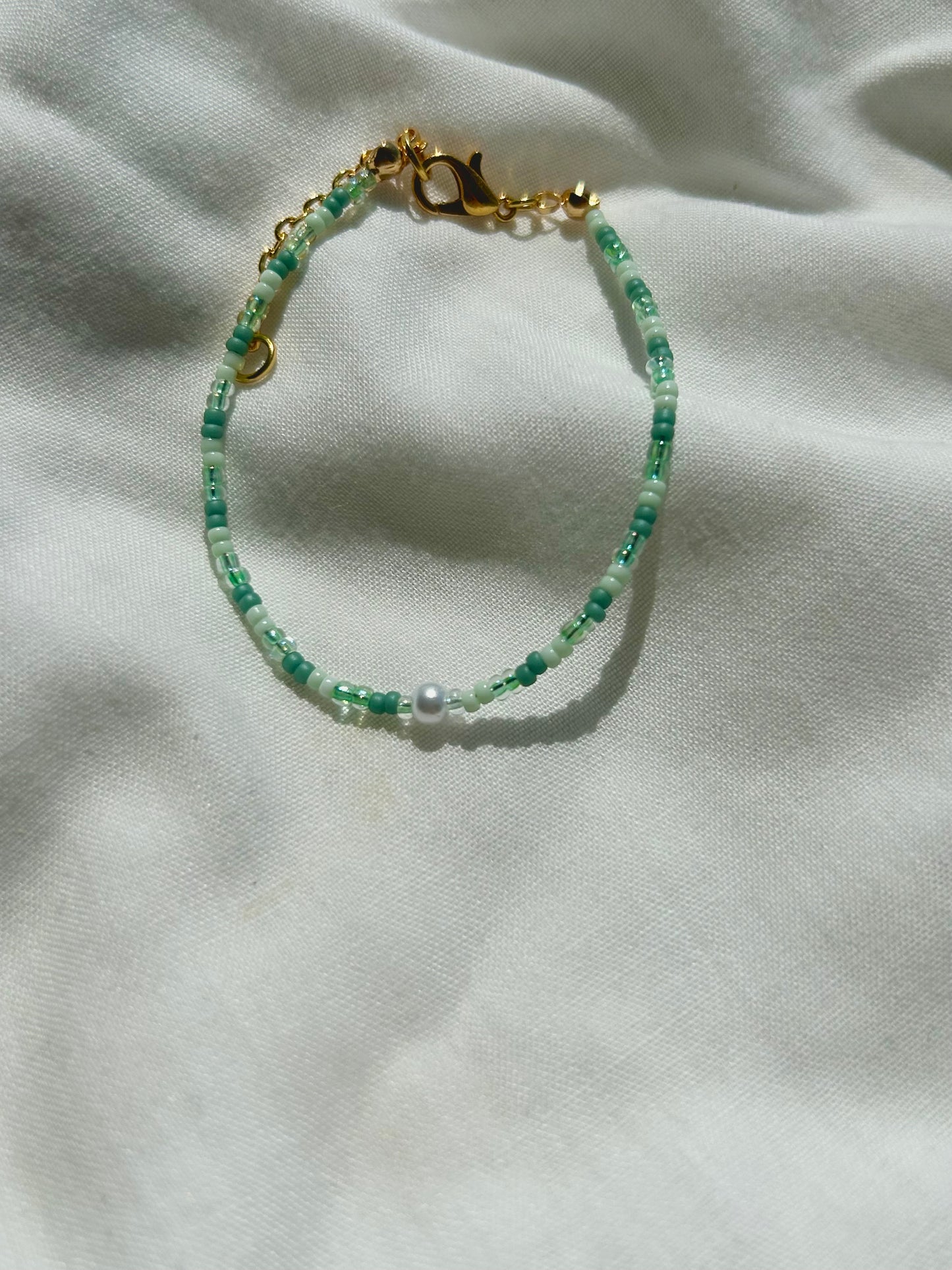 Green pastel bracelet