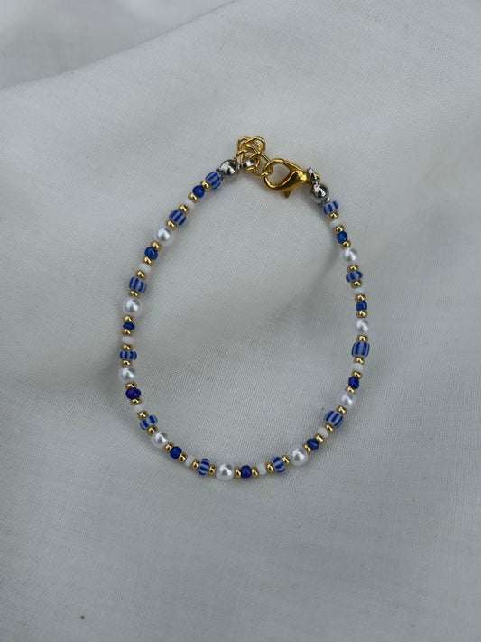 Summer: Greece inspired beaded bracelet