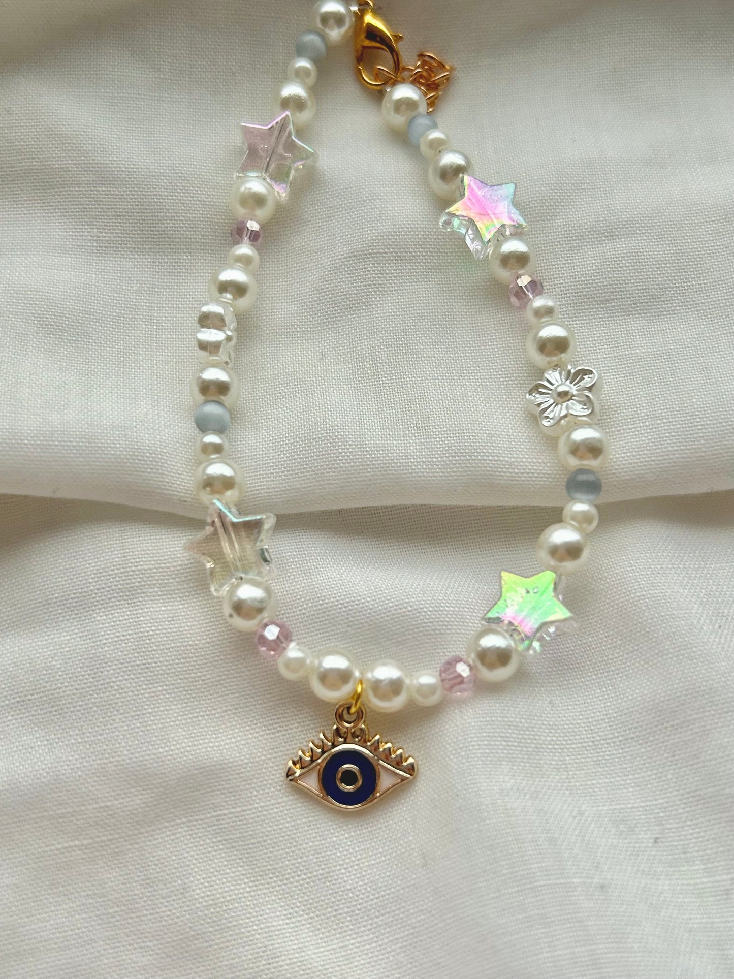 Evil eye beaded bracelet