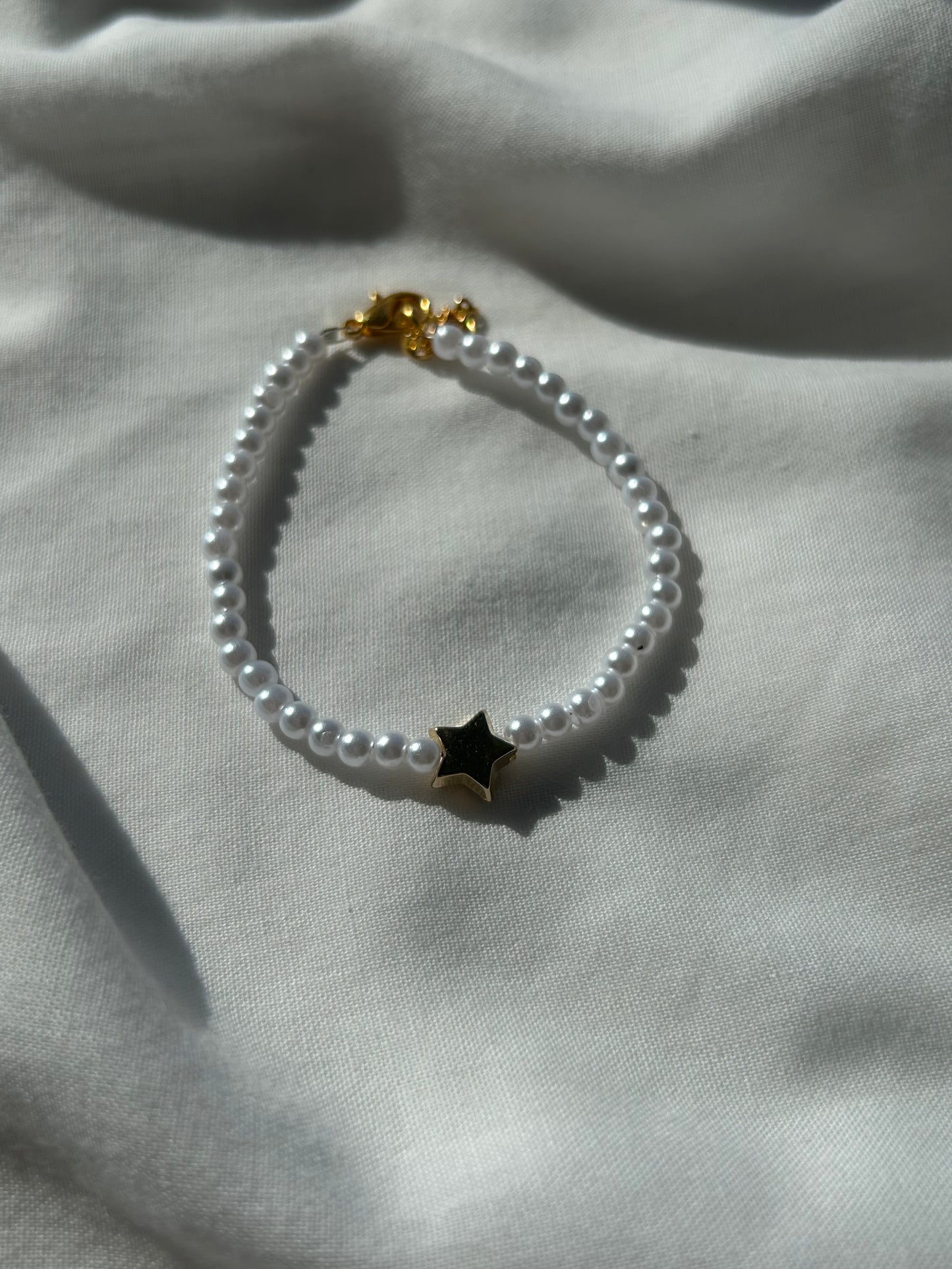 Pearl and star bracelet ✨