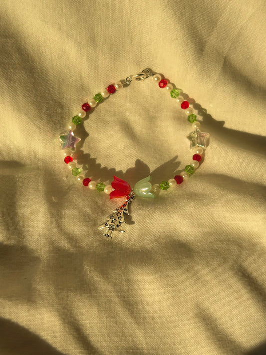 Christmas tree bracelet