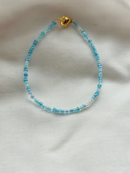 spring💐simple blue bracelet