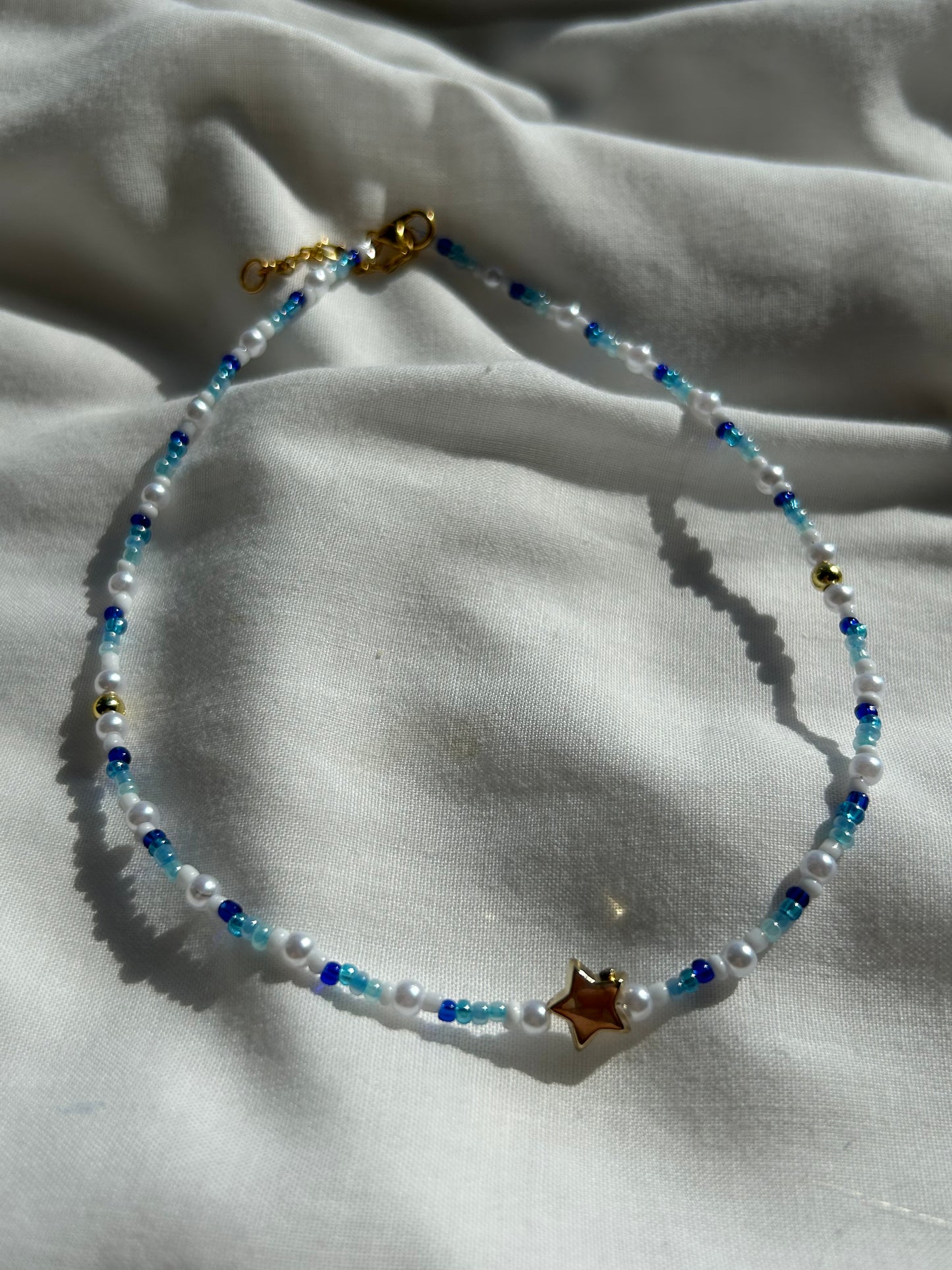 Mamma Mia inspired beaded necklace